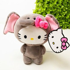 Sanrio Hello Kitty Disguised in Elephant Costume 6″ Stuffed Plush New w/tag Gift