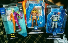 McFarlane DC Multiverse Scarecrow & Hush 2 Two Face Batman Blue Classics Silver