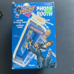 Vintage 1991 Kenner Bill & Ted’s Excellent Adventure Phone Booth Opened Unused
