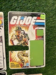 G.I. Joe File Cards Card Backs Snow Job Recondo Lot Of 5 Vintage 80s