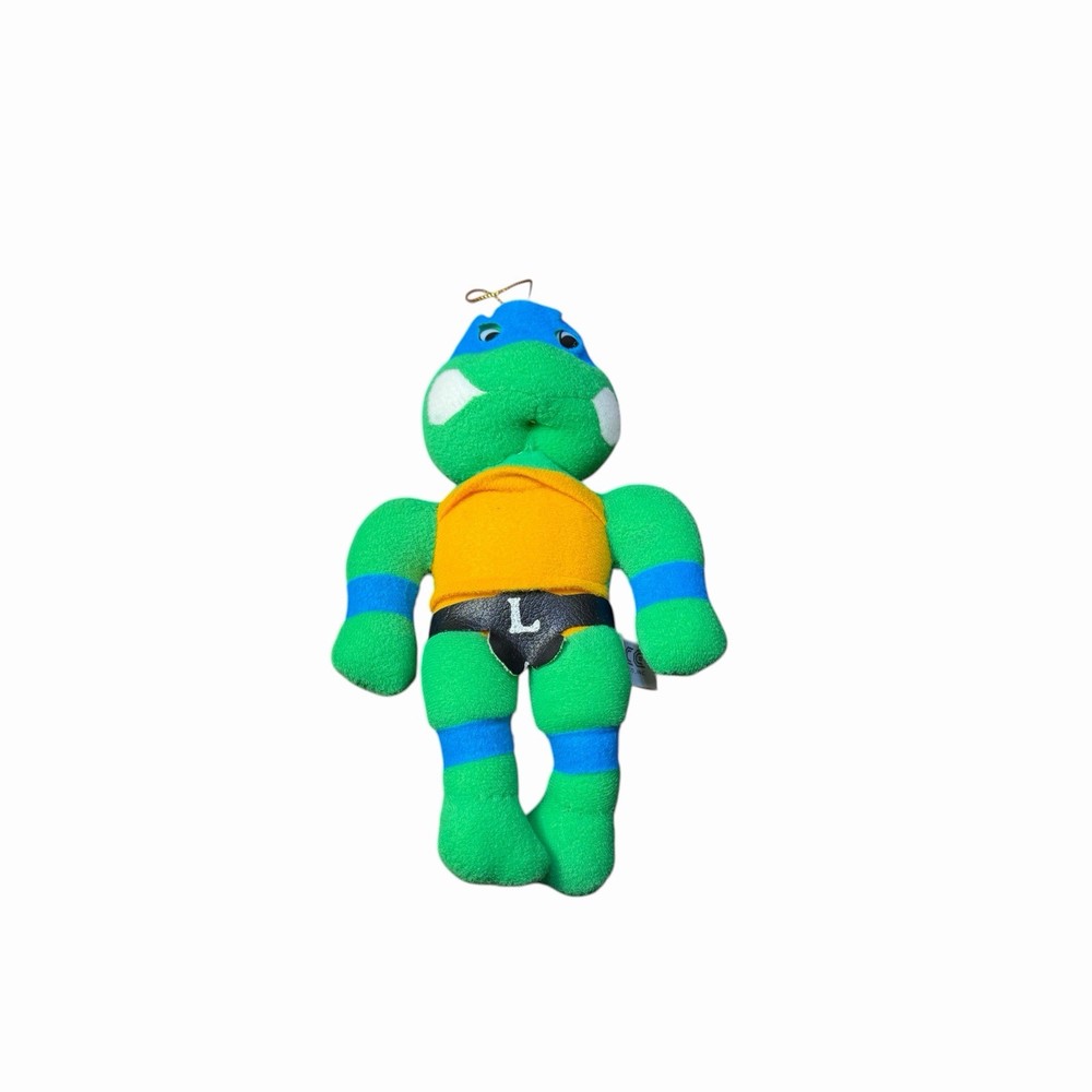Vintage 1989 TMNT Leonardo Plush 8″ ACE Novelty Mirage Studios Ninja Turtles