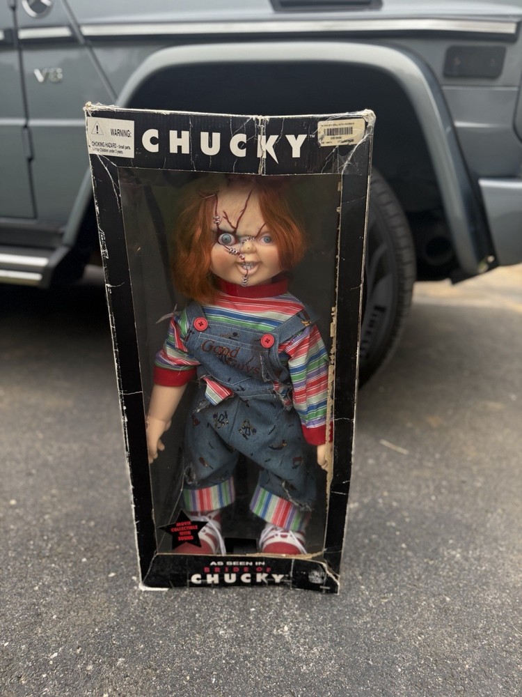 Vintage Bride Of Chucky Doll Child’s Play Movies Collectible With Sounds W/ Box