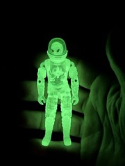 Gi Joe 2025 LadyJayeToys Green Glow In The Dark Alien Scarlett/Ace Pilot