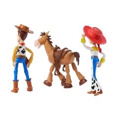Disney Pixar Storytellers Toy Story Woody, Jessie & Bullseye Posable