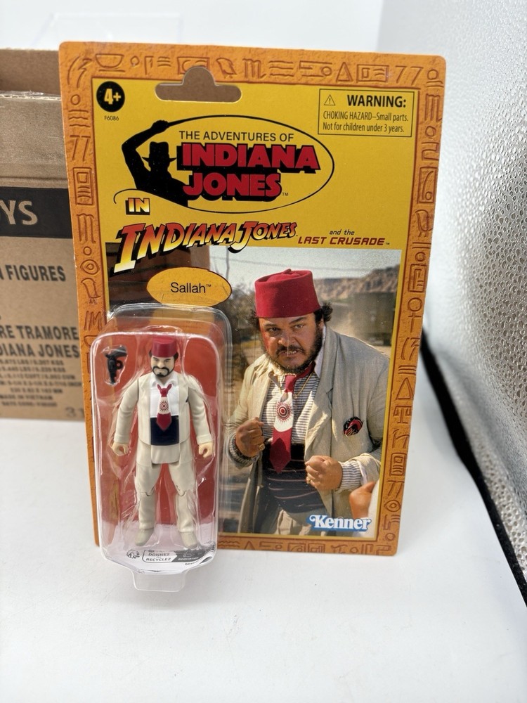 Indiana Jones & The Last Crusade Sallah 3.75 Figure New Minty