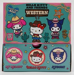 4x Hello Kitty Kuromi Western Blind Ball Figure New Official Exclusive Sealed