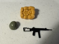 GI Joe 1983 Duke First Sergeant Figure with File Card Weapons Original Parts
