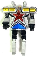 Vintage 1996 Power Rangers Zeo Deluxe Super Zeo Megazord Incomplete
