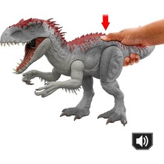 Jurassic World Electronic Real Feel Indominus Rex, Reimagined Dinosaur Figure 🆕