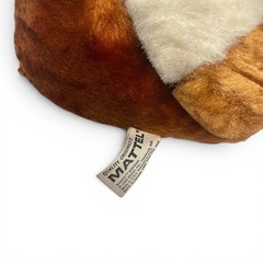 Vintage Mattel Bernie St Bernard Rubber Face Talking Dog 1965 Plush WORKS READ