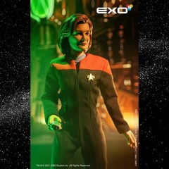 EXO-6 Star Trek Voyager 1/6 ~ CAPTAIN JANEWAY,Lt TUVOK & the EMH FREE SHIPPING