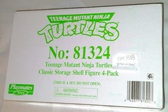 TMNT Storage Shell 81324 Classic Collection Ninja Turtles Figure 4 Pack