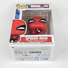 Funko Pop Marvel MCU Holiday Spider-man 1441 Bobblehead w/Protector