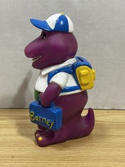 Vintage Barney Back To School Coin Piggy Bank Lyons Group 1992