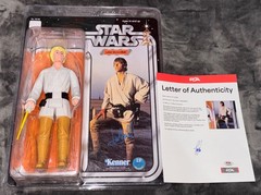 Signed Mark Hamill Luke Skywalker STAR WARS Kenner Action Figure Toy Auto PSA