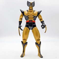 1993 X-Men WOLVERINE 10″ Gold Edition Marvel Deluxe FIgure Toy Biz