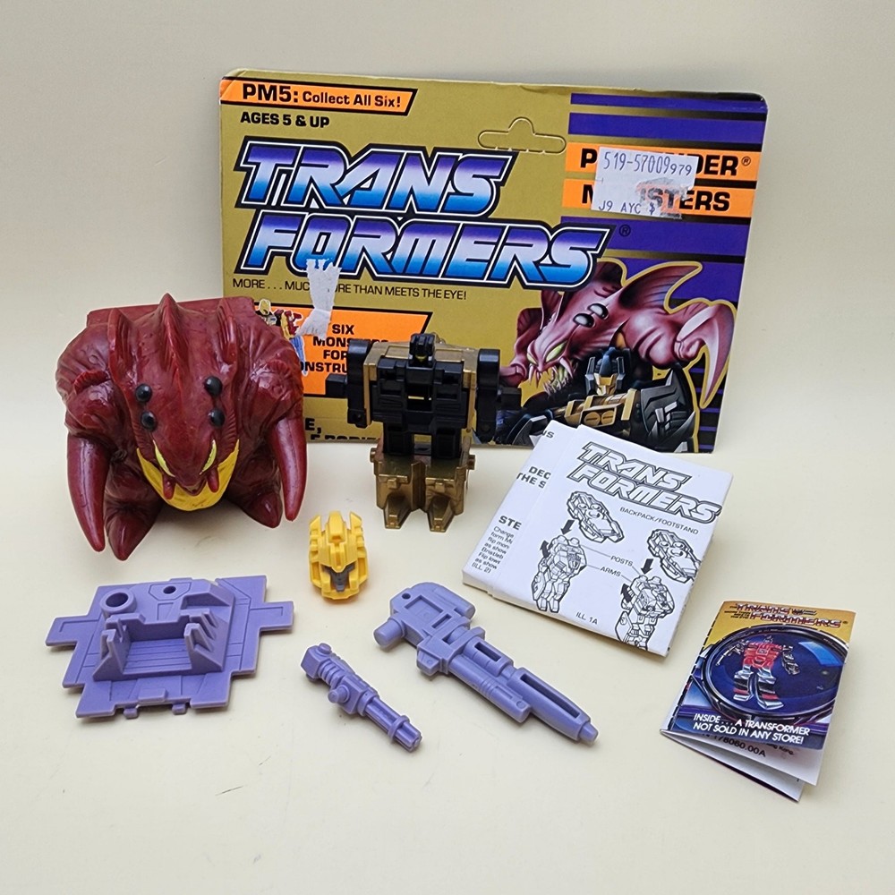 TRANSFORMERS G1 (Vtg 1989) SLOG Pretender Monsters Monstructor [COMPLETE]
