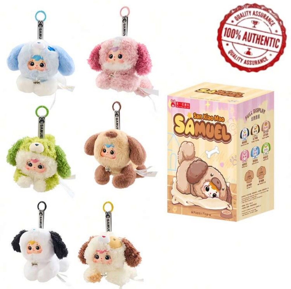 Mystery Box Surprise Plush Puppy Doll, Cute Bag Charm x1Random Toy, Perfect Gift