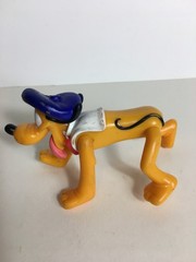 Disney Ducktales Baggy Beagle Twistable bendie bendable Figure + Epcot Pluto PVC