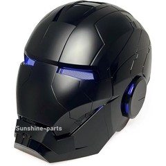 2025 Iron Man MK5 1:1 Helmet Wearable Voice-control Mask Cosplay Black AUTOKING