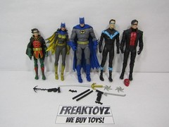 DC Multiverse Gold Label Batman Family 5 Pack Non Packaged Missing Cards