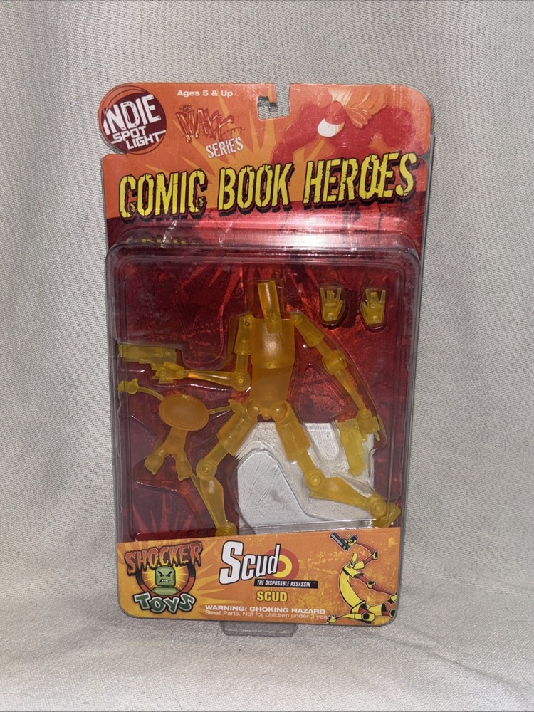 Shocker Toys Comic Book Heroes Scud The Disposable Assassin Clear Variant Figure