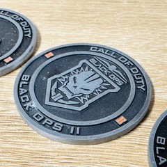 Call of Duty Black Ops II 2 Challenge Coin Tokens x3