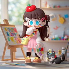 Milay Daily Times Series Single Box (Contains 1 Figure), Blind Box Cute Figures