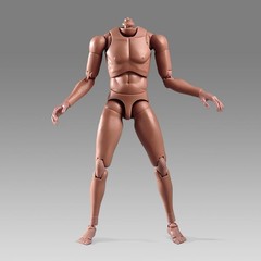 1:6 Scale Muscle Male Action Figure Skin 12 Inch Flexible Male Figure Body D…