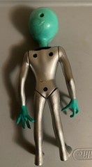 Vintage Rare Lot Of 90s Area 51 Alien Action Figures UFO Silver Green