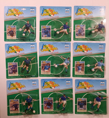 LOT OF 15 DIFFERENT 1989 ITALIAN SOCCER STARTING LINEUPS SLU FRESH FROM CASE
