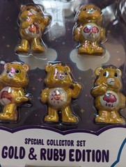 Care Bears 2022 Gold and Ruby Edition Special Collector Set 6 Bears NIB**