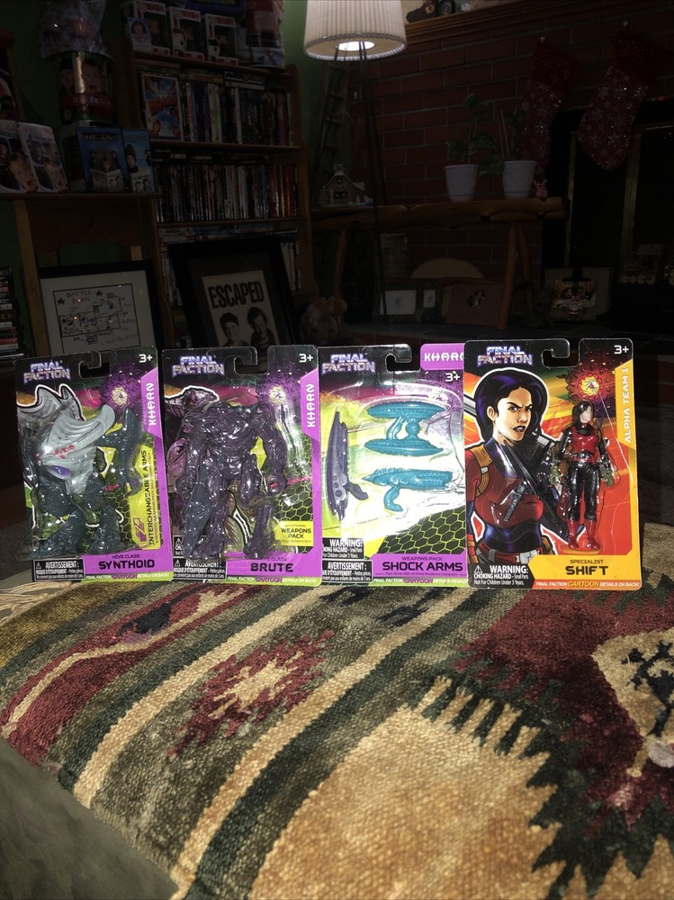 FINAL FACTION ACTION FIGURE LOT of 4 Shift Synthoid Brute Shock Arms Free Ship!