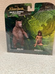 Disney The Jungle Book Baloo & Mowgli Action Figures 2016 New Sealed Just Play