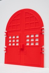 Real Ghostbusters Kenner Firehouse Replacement Door Set + Door Stop Repro