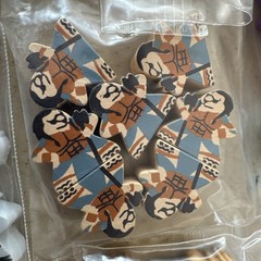 Wood Meeples Figures 49 Total : Yeti, Skeleton, Human, Minotaur, Beast More