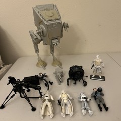 Star Wars Lot Battle Of Hoth Imperial Forces AT-ST Snow Troops At-At Driver