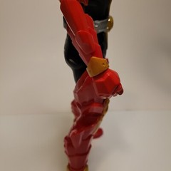Power Rangers Dino Fury 12″ Figure Spiral Strike Red Ranger Lights Up Descript!