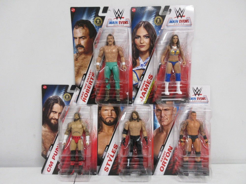 WWE Main Event Series 154 – Select Your Figure – Jake the Snake CM Punk Kiana