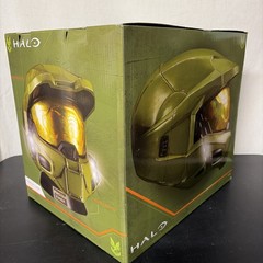 Jazwares HLW0173 Halo Master Chief Deluxe Helmet W/Lights & Stand Cosplay NEW 🔥