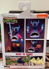 NECA TMNT Adventures Series Bellybomb Cover Variant Figure w/ Alt Head & Gun