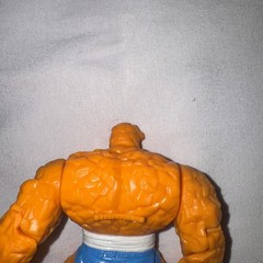 Vintage ToyBiz Marvel Fantastic Four The Thing 5in Orange Loose Toy Figure