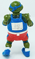 Leonardo 1992 Track n Field Leo 4.5″ Figure original Playmates tmnt