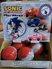 Tomy Collect-a-Balls – Sonic the Hedgehog Pull backs Racers – RANDOM Pack