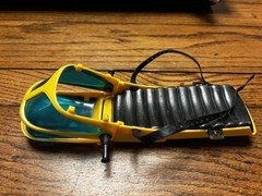 vintage GI JOE Land Adventurer 12″ JAWS OF DEATH Atomic Man Copter LOT Hasbro