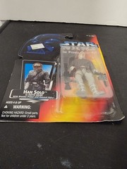 Star Wars Power of the Force Han Solo in Hoth Gear w/ Blaster Pistol & Rifle