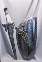 Knight sword & shield 1/1 Scale Cosplay Wearable Custom Prop Model
