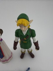 Zelda Ocarina of Time Action Figures Link & Zelda BD&A N64 1998
