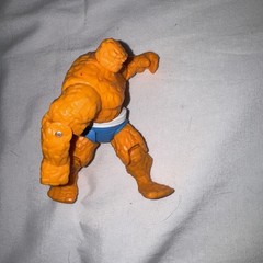 Vintage ToyBiz Marvel Fantastic Four The Thing 5in Orange Loose Toy Figure