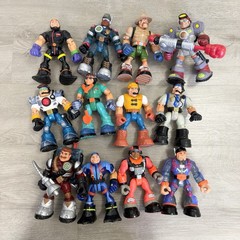 Rescue Heroes Mattel Fisher Price Lot Of 12 Action Figures Used See Pics